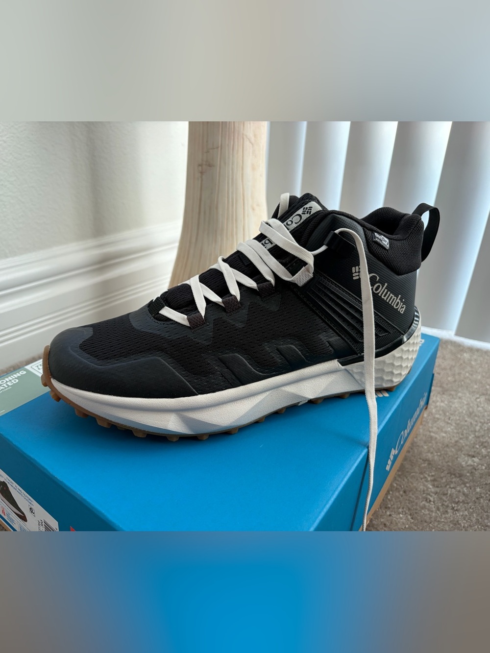 Columbia Black and White Men’s Trail Sneaker